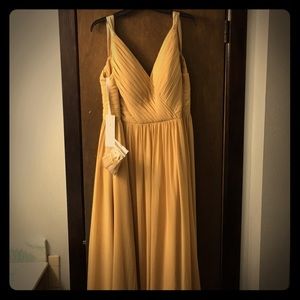 azazie gold dresses